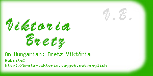 viktoria bretz business card